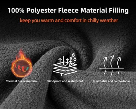 ROCKBROS YPW021 Chaqueta de invierno para ciclismo, impermeable, cortavientos. M-4XL S - Imagen 7