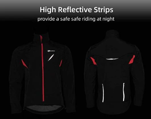 ROCKBROS YPW021 Chaqueta de invierno para ciclismo, impermeable, cortavientos. M-4XL S - Imagen 9