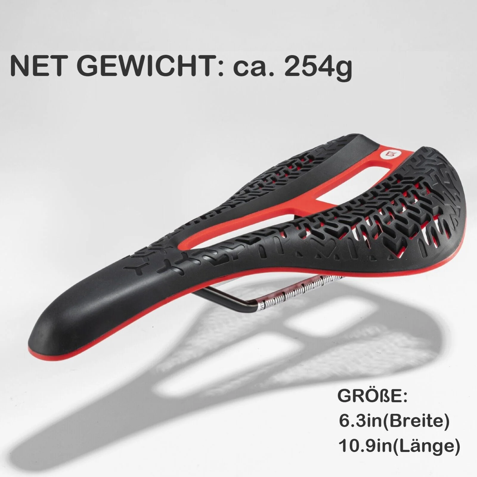 ROCKBROS Sillín de bicicleta Asiento de bicicleta transpirable cómodo Flujo de aire - Imagen 6