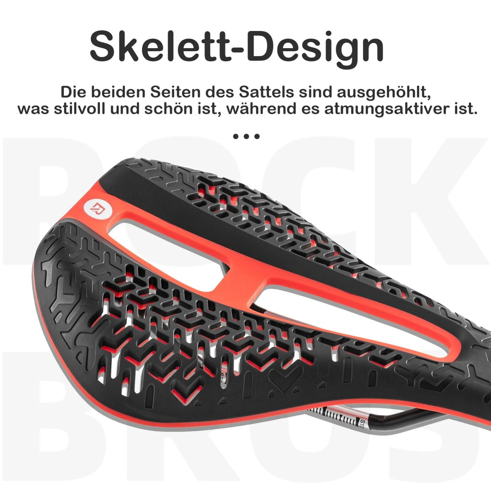 ROCKBROS Sillín de bicicleta Asiento de bicicleta transpirable cómodo Flujo de aire - Imagen 7