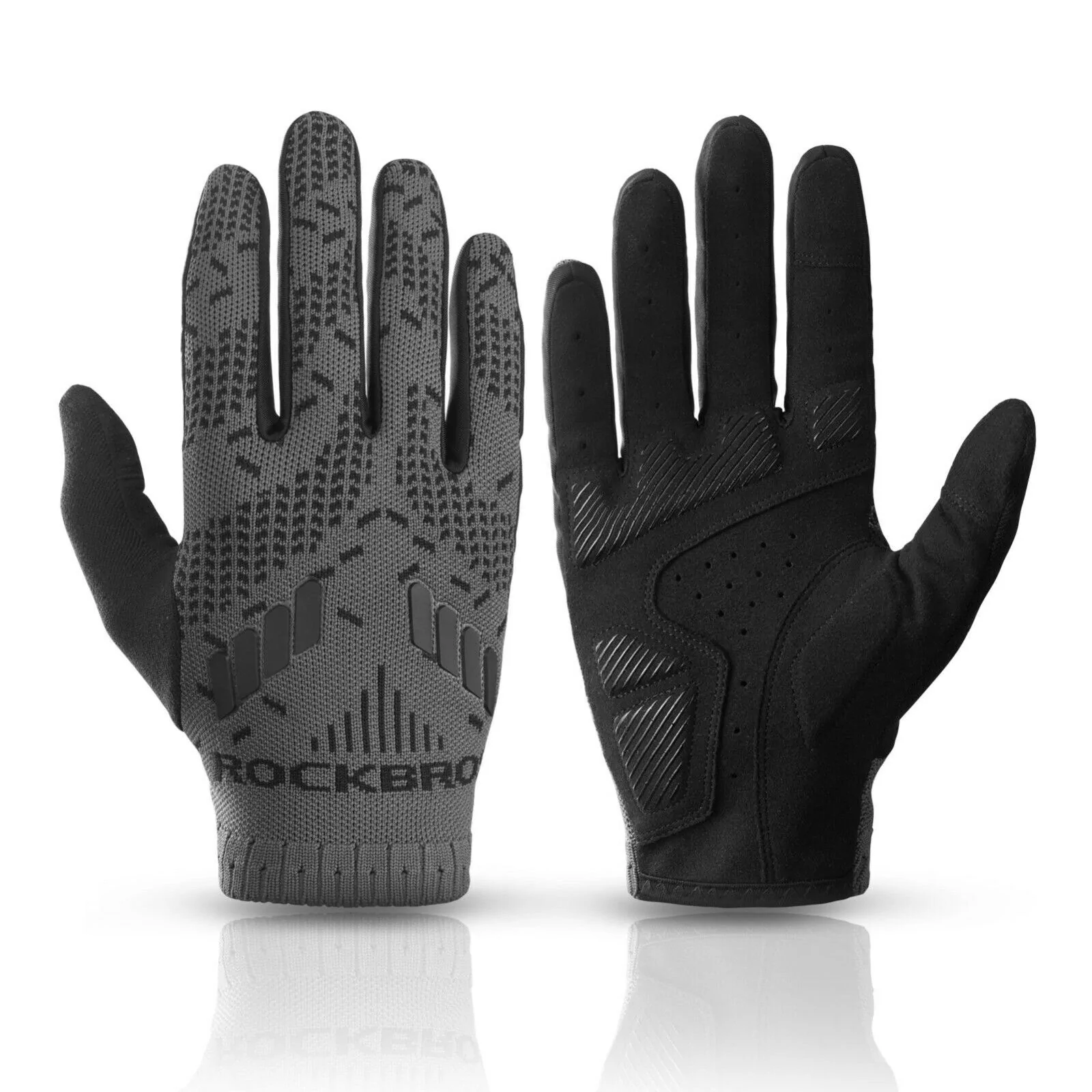 ROCKBROS S255 Guantes Ciclismo Guantes Otoño Pantalla táctil Deportes al aire libre M-2XL - Imagen 2