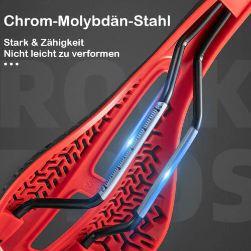 ROCKBROS Sillín de bicicleta Asiento de bicicleta transpirable cómodo Flujo de aire - Imagen 5