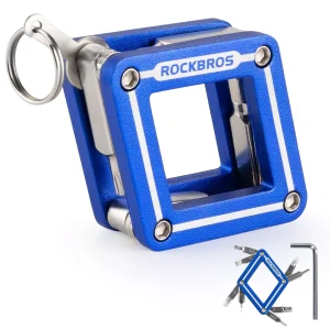 Herramienta multifuncional de bicicleta ROCKBROS 8 en 1 reparación de herramientas plegables