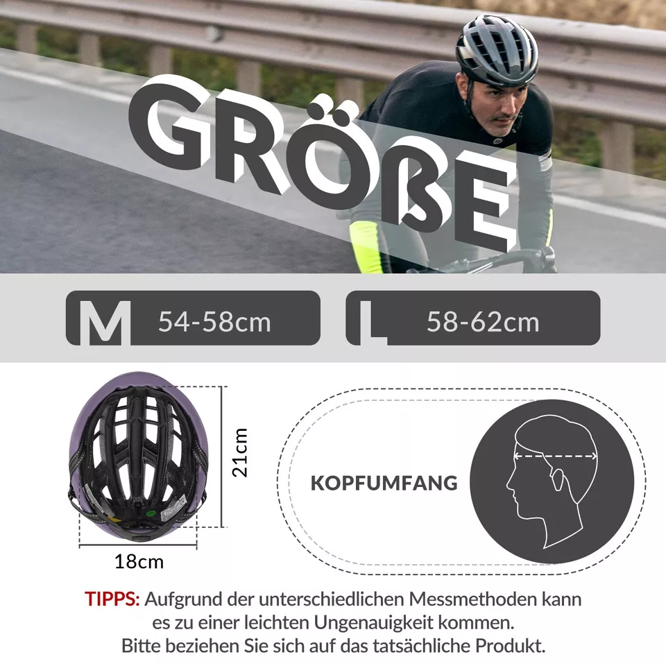 ROCKBROS casco de bicicleta bicicleta de carretera PC + EPS 54-58 cm casco de bicicleta mujeres hombres absorción de impactos - Imagen 7