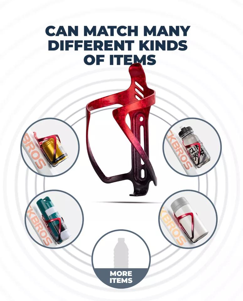 Portabotellas para bicicleta ROCKBROS de aluminio soporte para botellas MTB BIKE - Imagen 8