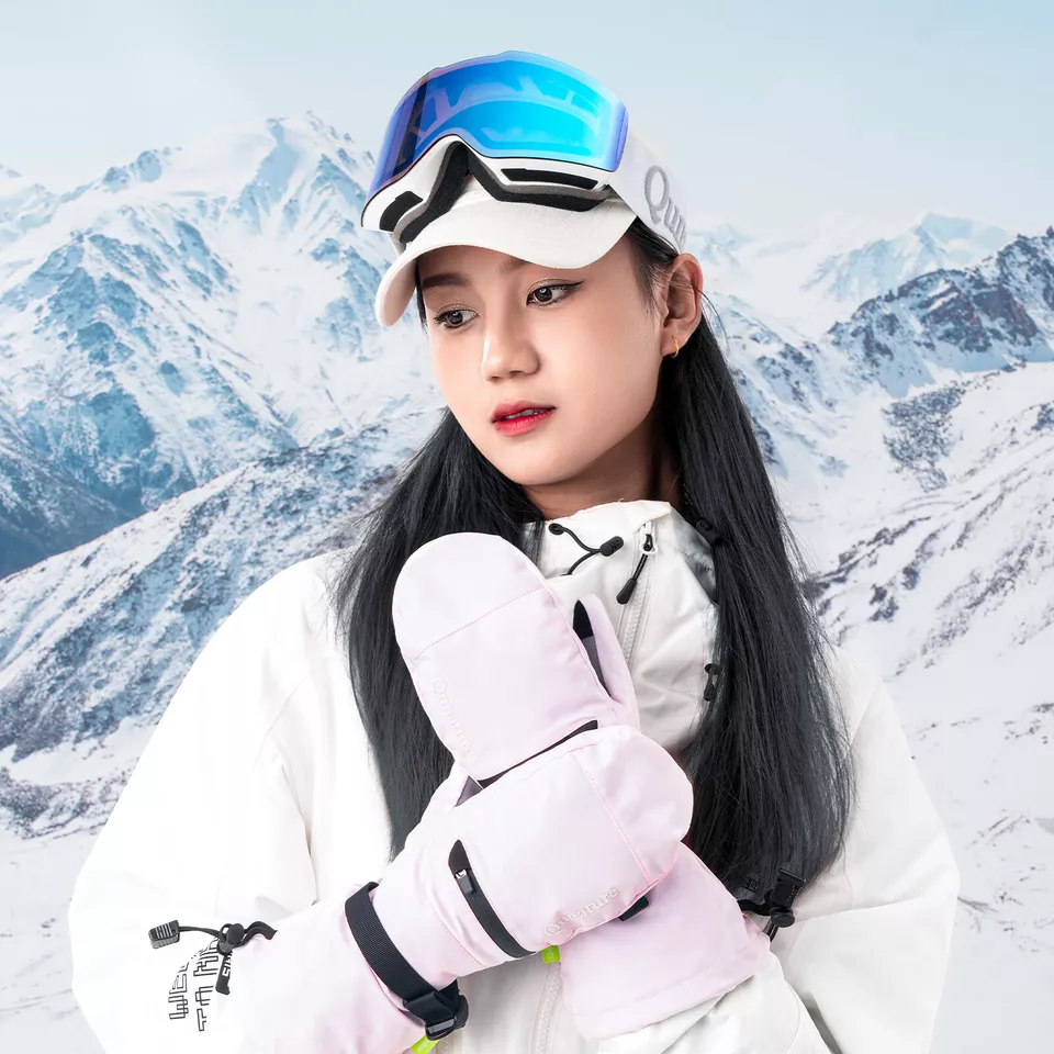 Qunature Guantes de esquí cálidos Guantes de snowboard impermeables XS-XL Mujeres/Hombres - Imagen 8