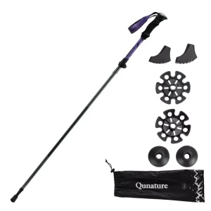 Bastones de trekking Qunature bastones de senderismo 7075 aluminio 130cm