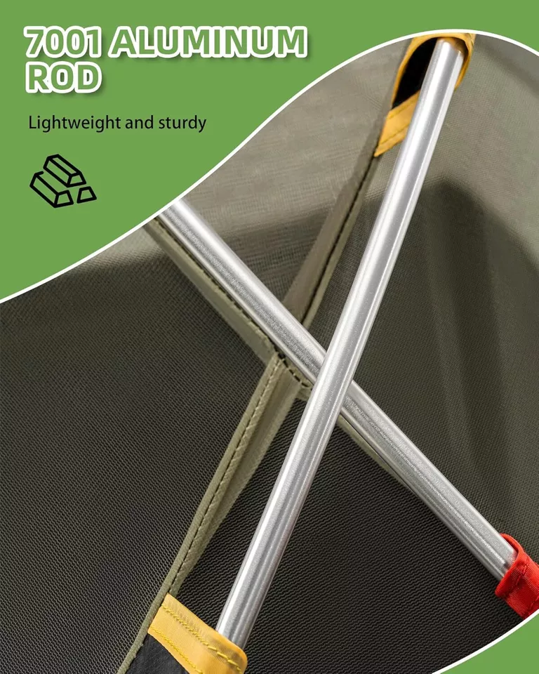 Tienda de campaña Qunature para 2 personas, tienda de campaña tipo mochila, tienda impermeable con estructura en X - Imagen 8